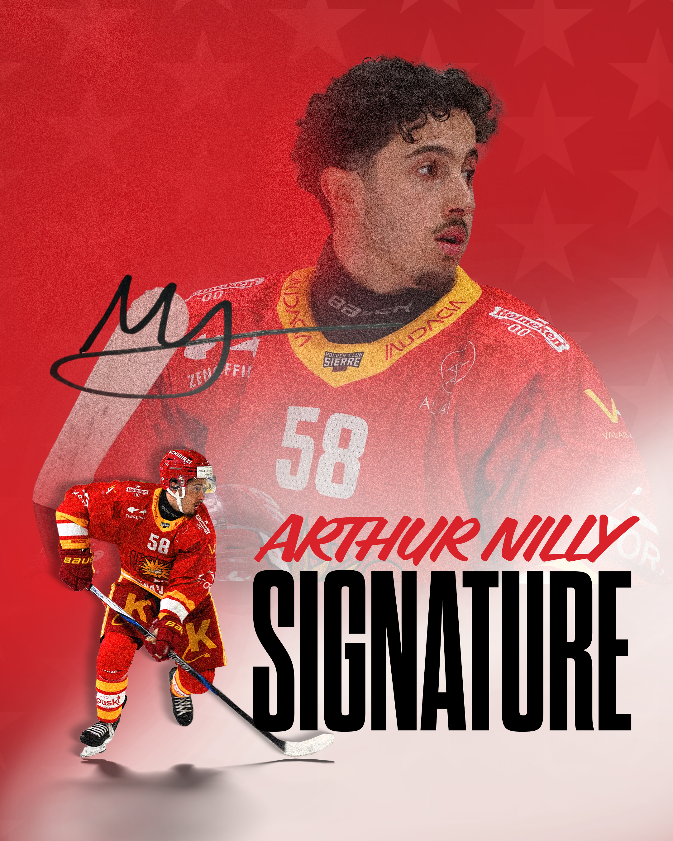 SIGNATURE CHEZ LES ROUGES ET JAUNES