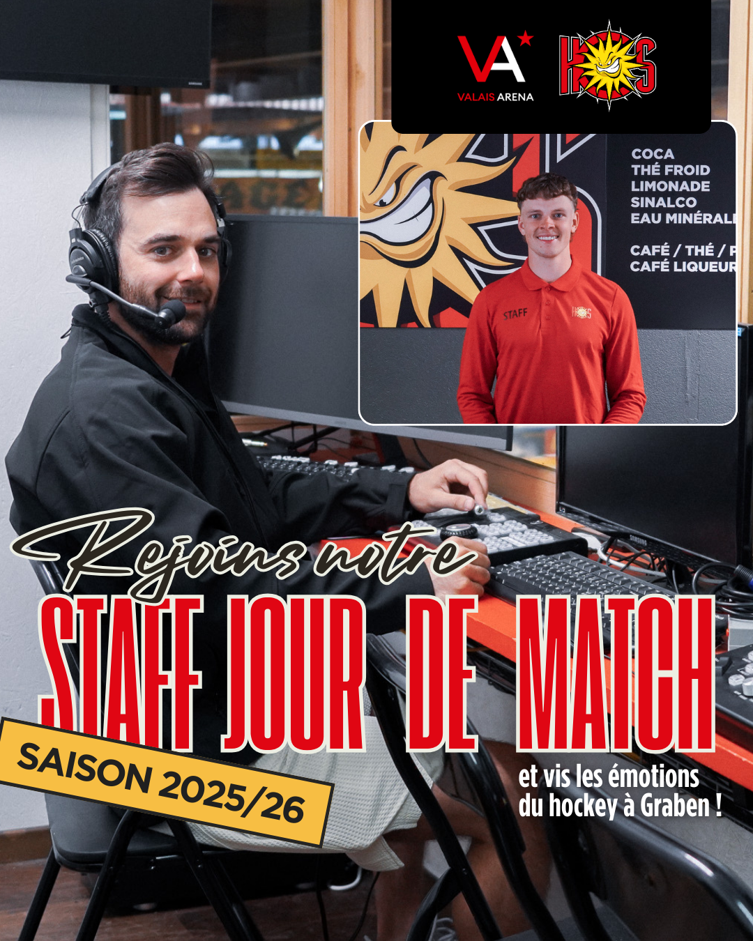 UNE NOUVELLE SAISON, UNE NOUVELLE AVENTURE - REJOINS LA FAMILLE DU HC SIERRE !