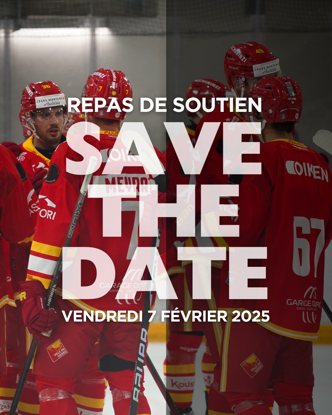 REPAS DE SOUTIEN, SAVE THE DATE !