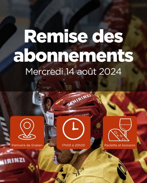 REMISE DES ABONNEMENTS 2024/2025