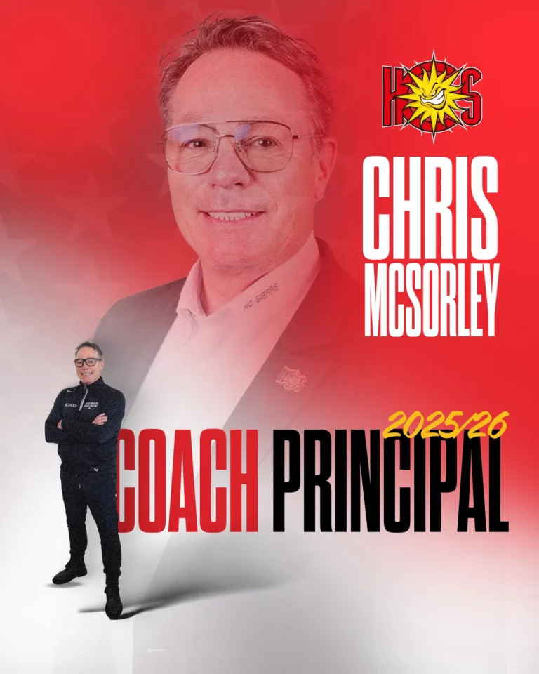 CHRIS MCSORLEY SERA DERRIÈRE LE BANC POUR LA SAISON 2025/26 !