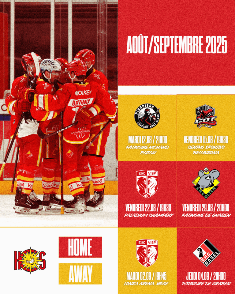Le calendrier des matchs de préparation est connu ! 