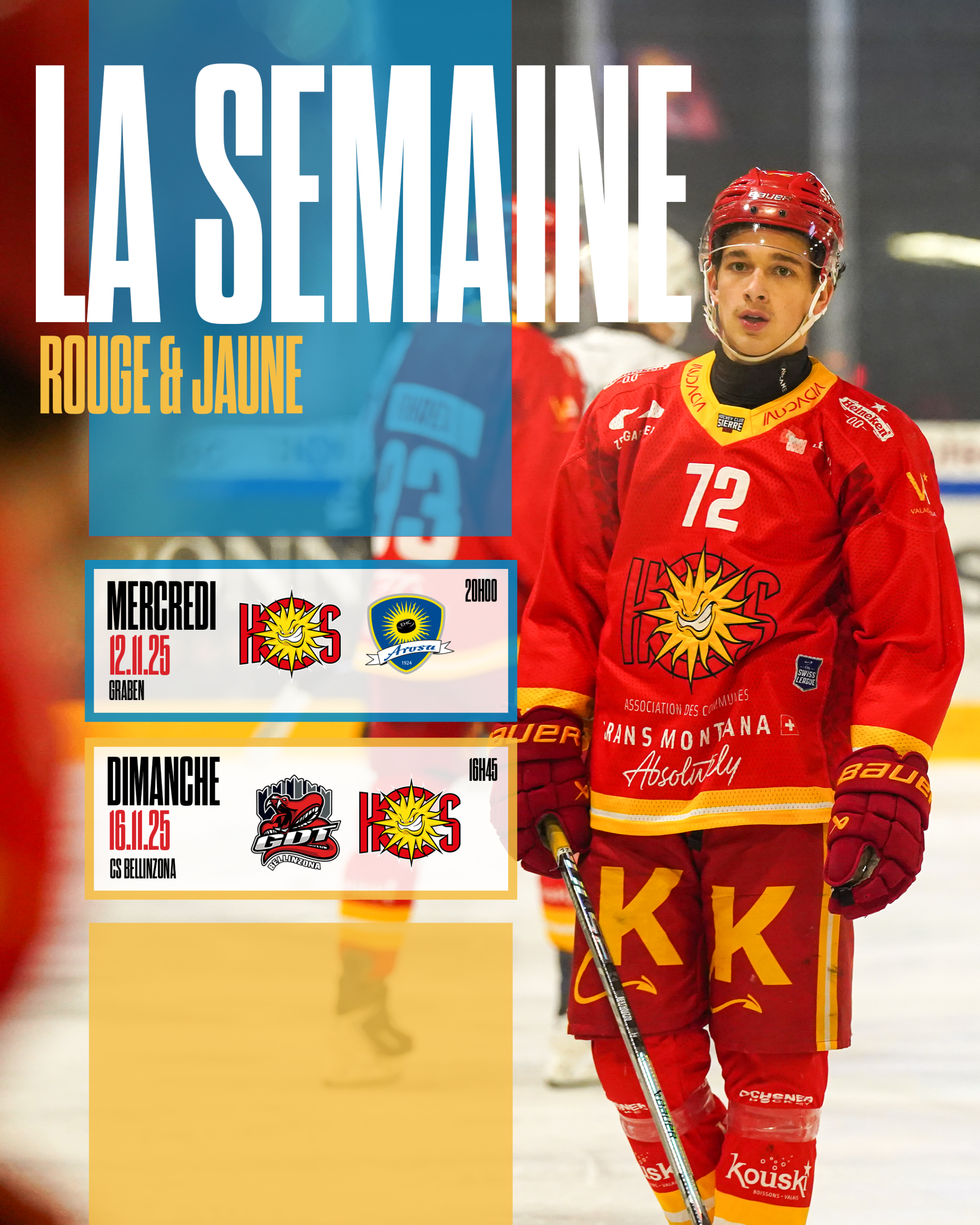 Point sur la semaine rouge et jaune