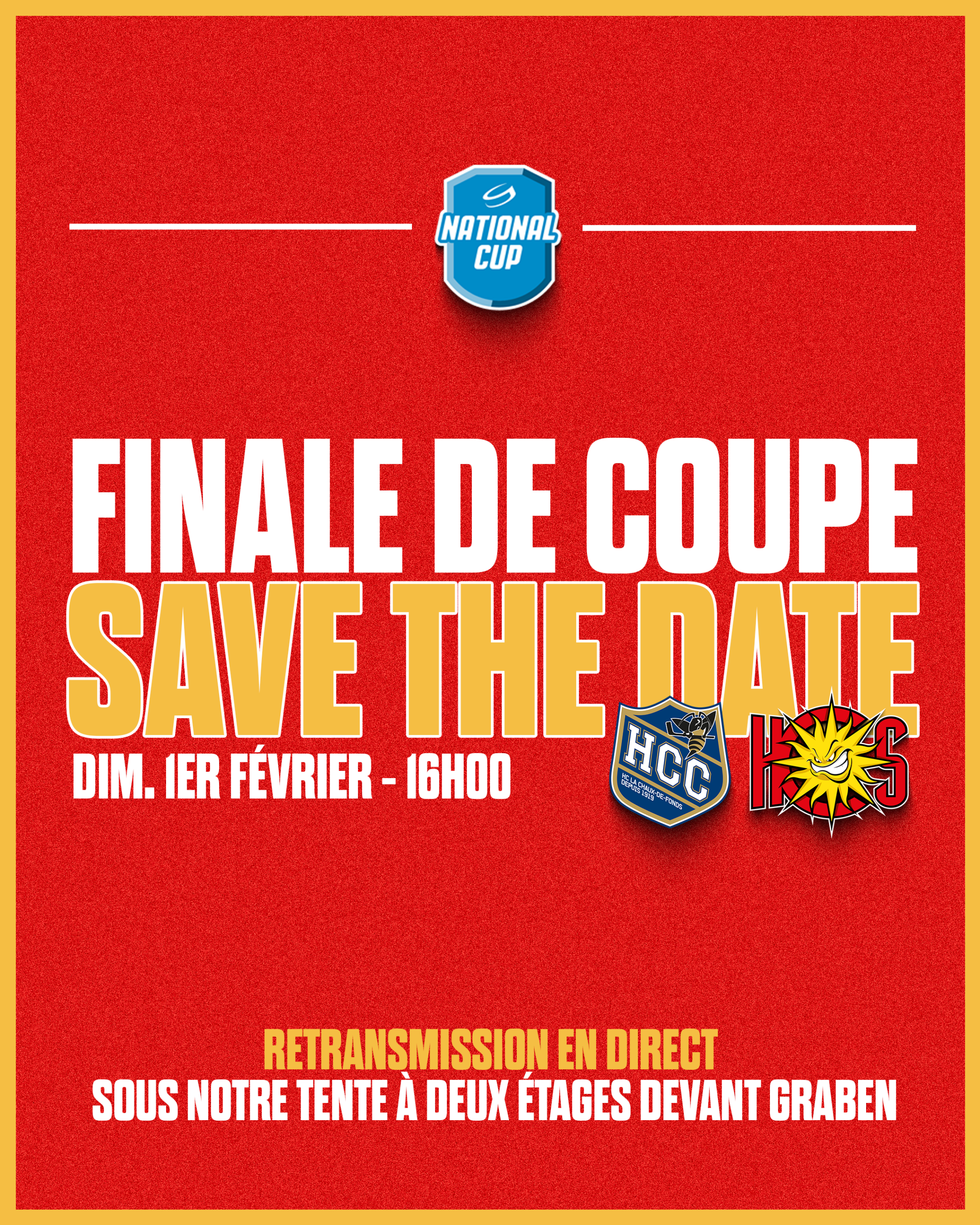🏆J-1 Finale de Coupe : tous ensemble pour un moment historique 🔴🟡