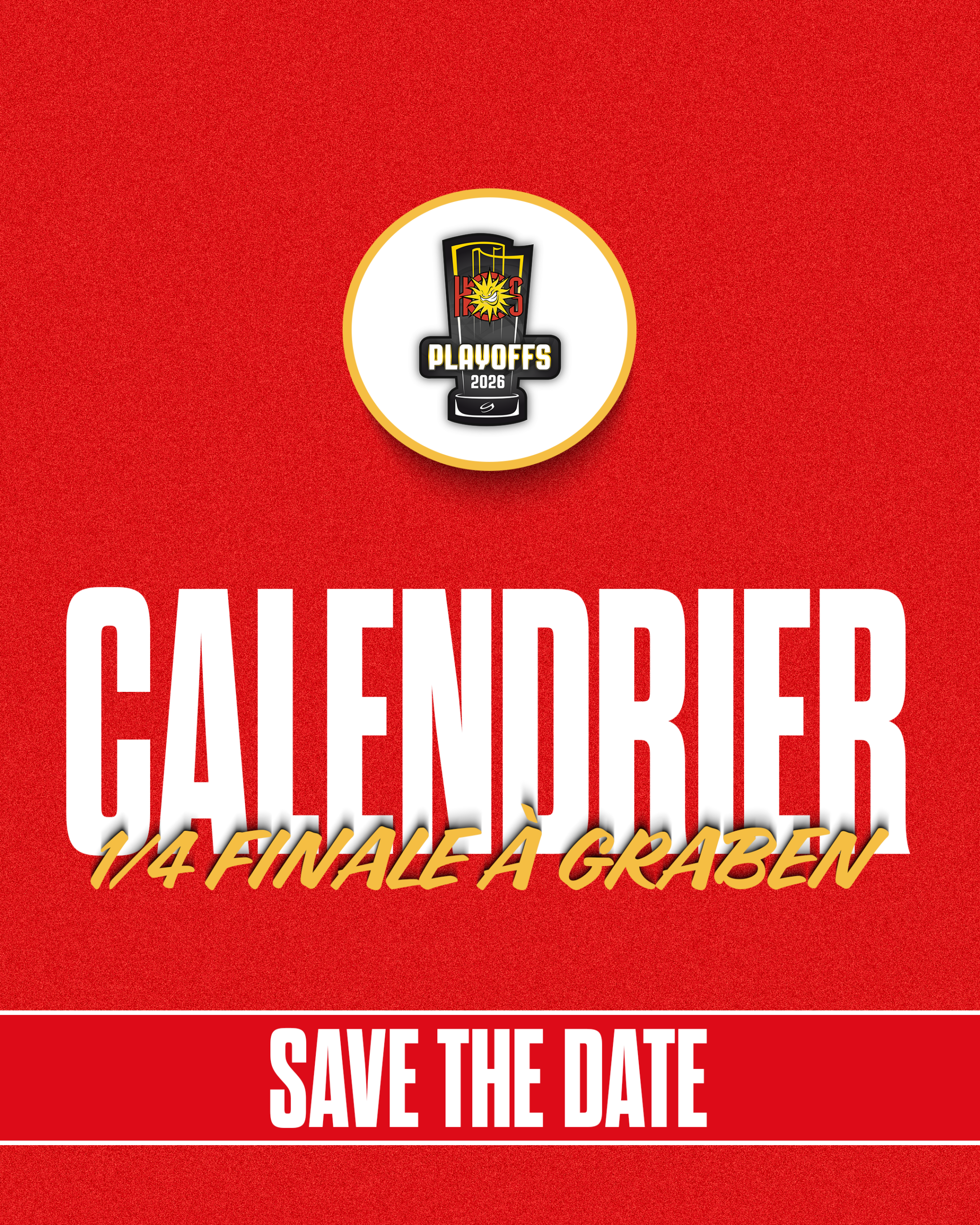 Dernier match à Graben et Playoffs : les infos à ne pas manquer 🔴🟡