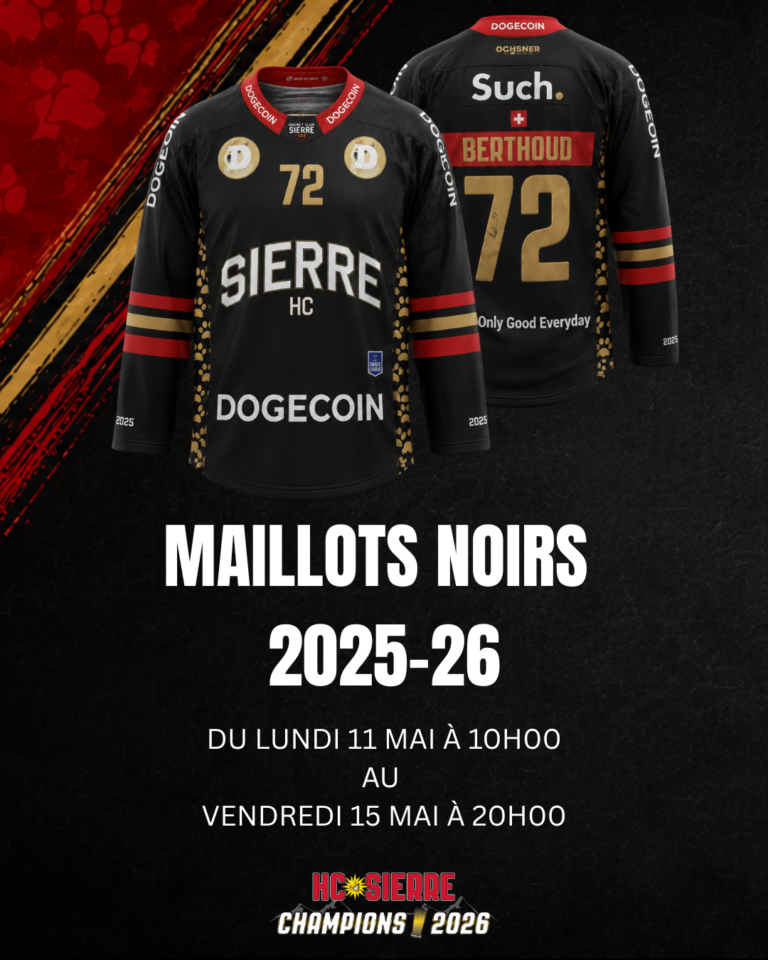 DERNIÈRE CHANCE – MAILLOTS NOIRS 2025/26 AUX ENCHÈRES
