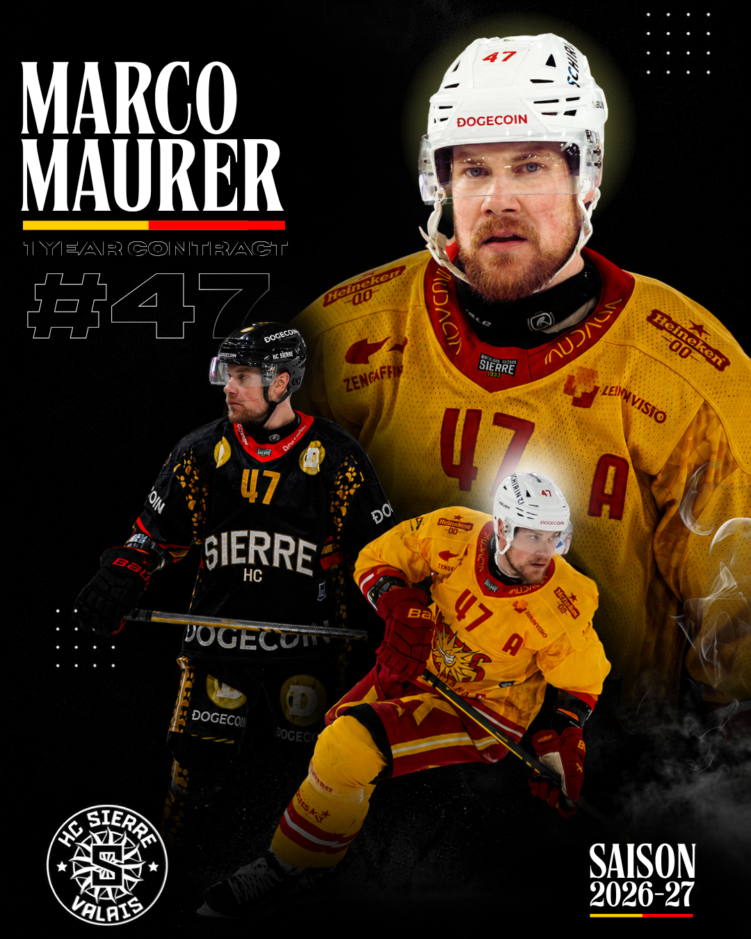 MARCO MAURER PROLONGE L’AVENTURE À SIERRE !